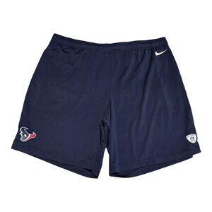 Nike NFL‎ Equipment Houston Texans Navy Blue Athletic Shorts Men’s XXL